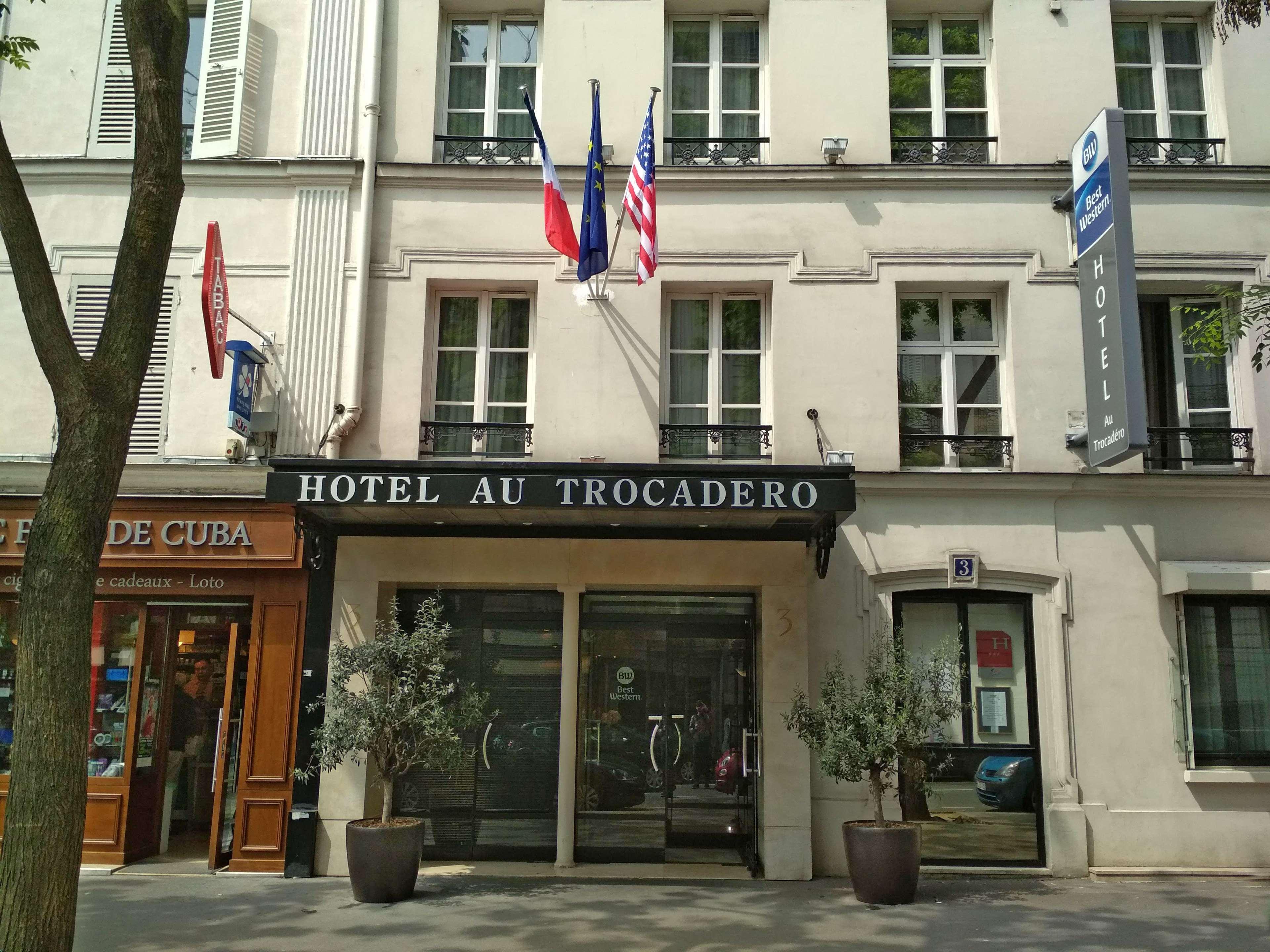 ホテル ベストウエスタン オ トロカデロ パリ エクステリア 写真
